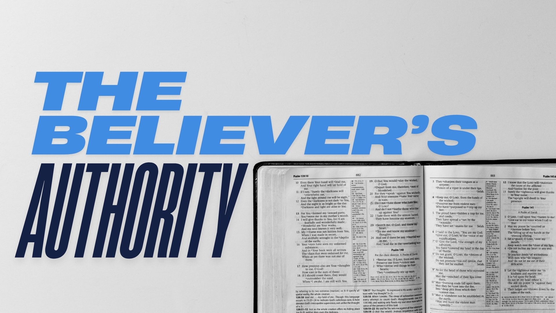 The Believer's Authority Week 9